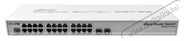 MikroTik CRS326-24G-2S+RM Router Iroda &eacute;s sz&aacute;m&iacute;t&aacute;stechnika - H&aacute;l&oacute;zat - Router - 532658