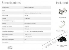 MikroTik RBLHGG-60ad kitr2 K&uuml;lt&eacute;ri WiFi Access Point Iroda &eacute;s sz&aacute;m&iacute;t&aacute;stechnika - H&aacute;l&oacute;zat - Lefedetts&eacute;gn&ouml;velő / jeltov&aacute;bb&iacute;t&oacute; - 532660