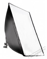 Mikrosat 50x50cm-es nyitható softbox E27 foglalattal + 32W kompakt fénycső Fotó-Videó kiegészítők - Lámpa - Energiatakarékos lámpa - 257309