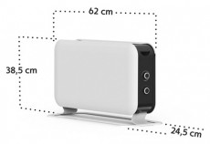 MILL CO2200MECMAX Instant Max 2200W mechanikus mobil konvektor Háztartás / Otthon / Kültér - Fűtés - Konvektor - 399788