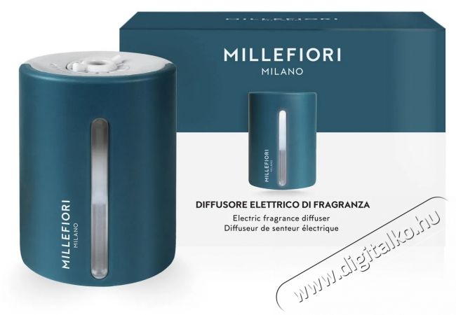MILLEFIORI MILANO Mf Electric Turquoise aroma diff&uacute;zor Sz&eacute;ps&eacute;g&aacute;pol&aacute;s / Eg&eacute;szs&eacute;g - L&eacute;gtiszt&iacute;t&oacute; / p&aacute;r&aacute;s&iacute;t&oacute; / p&aacute;r&aacute;tlan&iacute;t&oacute; - L&eacute;gtiszt&iacute;t&oacute; - 532380