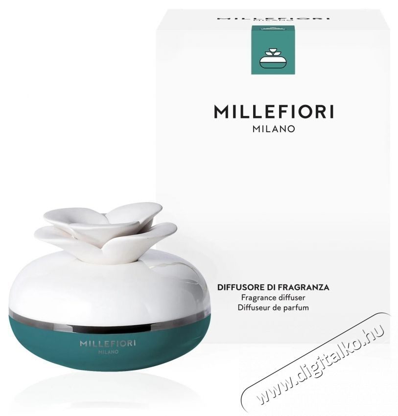 MILLEFIORI MILANO Air Design Flower Green 130 ml aroma diff&uacute;zor Sz&eacute;ps&eacute;g&aacute;pol&aacute;s / Eg&eacute;szs&eacute;g - L&eacute;gtiszt&iacute;t&oacute; / p&aacute;r&aacute;s&iacute;t&oacute; / p&aacute;r&aacute;tlan&iacute;t&oacute; - P&aacute;r&aacute;s&iacute;t&oacute; - 531979