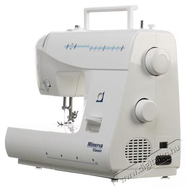 Minerva CLASSIC Model 2020 Elektromechanikus Varr&oacute;g&eacute;p, 12 Program, 800 Imp / Min, 70W, Feh&eacute;r H&aacute;ztart&aacute;s / Otthon / K&uuml;lt&eacute;r - Varr&oacute;g&eacute;p - 534398