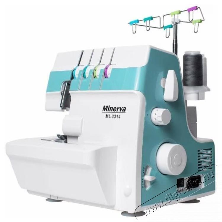 Minerva ML3314 Overlock varr&oacute;g&eacute;p, 13 program, 1200 imp/perc, 91W H&aacute;ztart&aacute;s / Otthon / K&uuml;lt&eacute;r - Varr&oacute;g&eacute;p - 534399