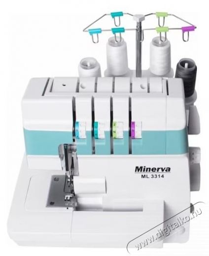 Minerva ML3314 Overlock varr&oacute;g&eacute;p, 13 program, 1200 imp/perc, 91W H&aacute;ztart&aacute;s / Otthon / K&uuml;lt&eacute;r - Varr&oacute;g&eacute;p - 534399
