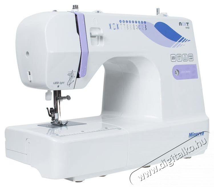 Minerva Next141D varr&oacute;g&eacute;p, 14 program, 850 &ouml;lt&eacute;s/perc, Feh&eacute;r/M&aacute;lyva H&aacute;ztart&aacute;s / Otthon / K&uuml;lt&eacute;r - Varr&oacute;g&eacute;p - 534400