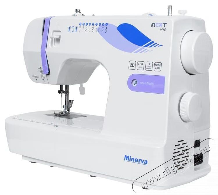 Minerva Next141D varr&oacute;g&eacute;p, 14 program, 850 &ouml;lt&eacute;s/perc, Feh&eacute;r/M&aacute;lyva H&aacute;ztart&aacute;s / Otthon / K&uuml;lt&eacute;r - Varr&oacute;g&eacute;p - 534400