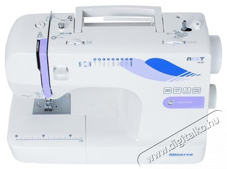 Minerva Next141D varr&oacute;g&eacute;p, 14 program, 850 &ouml;lt&eacute;s/perc, Feh&eacute;r/M&aacute;lyva H&aacute;ztart&aacute;s / Otthon / K&uuml;lt&eacute;r - Varr&oacute;g&eacute;p - 534400