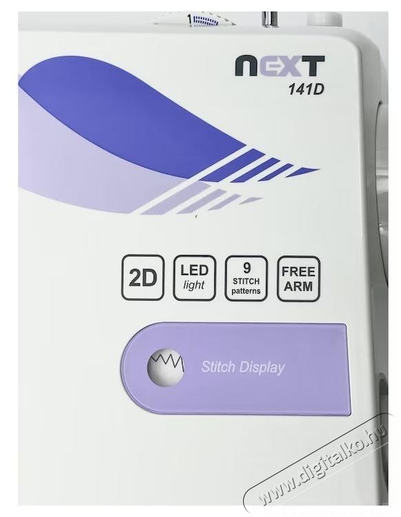 Minerva Next141D varr&oacute;g&eacute;p, 14 program, 850 &ouml;lt&eacute;s/perc, Feh&eacute;r/M&aacute;lyva H&aacute;ztart&aacute;s / Otthon / K&uuml;lt&eacute;r - Varr&oacute;g&eacute;p - 534400