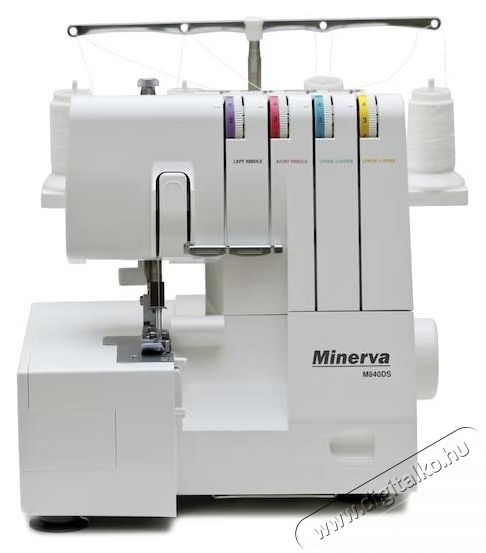 Minerva Overlock M840DS, 8 program, 1250 imp/perc, 135 W, feh&eacute;r H&aacute;ztart&aacute;s / Otthon / K&uuml;lt&eacute;r - Varr&oacute;g&eacute;p - 534401