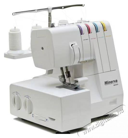 Minerva Overlock M840DS, 8 program, 1250 imp/perc, 135 W, feh&eacute;r H&aacute;ztart&aacute;s / Otthon / K&uuml;lt&eacute;r - Varr&oacute;g&eacute;p - 534401