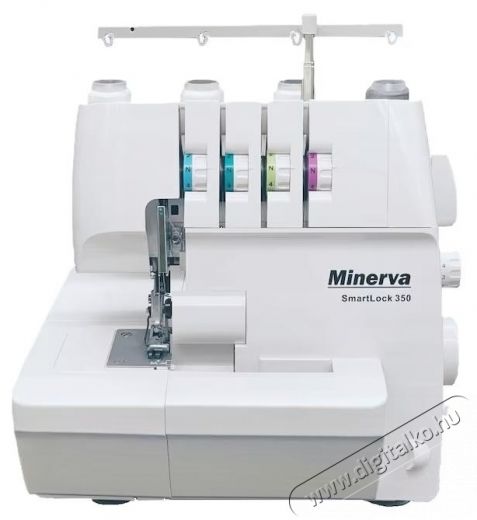 Minerva SmartLock 350 Overlock varr&oacute;g&eacute;p, 13 program, varr&aacute;s funkci&oacute;, 1200 imp/perc, 91W H&aacute;ztart&aacute;s / Otthon / K&uuml;lt&eacute;r - Varr&oacute;g&eacute;p - 534397