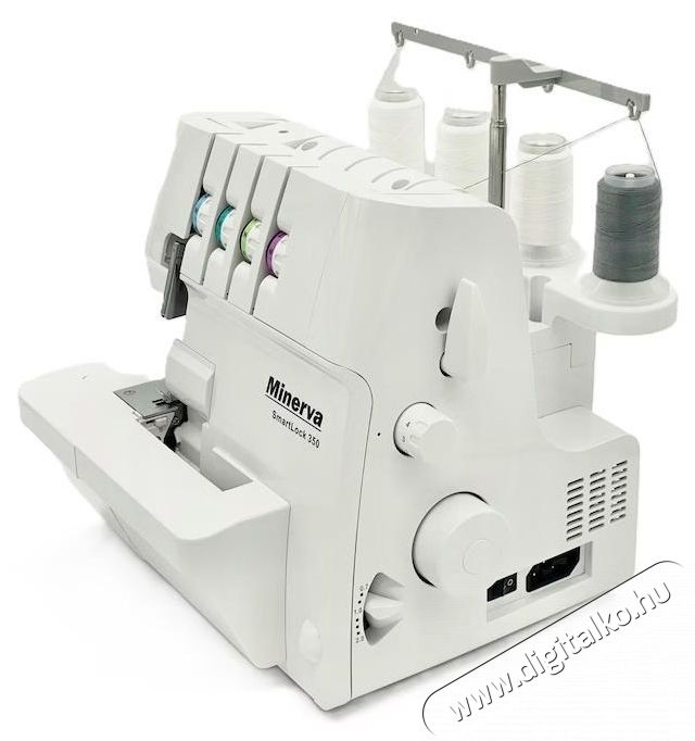 Minerva SmartLock 350 Overlock varr&oacute;g&eacute;p, 13 program, varr&aacute;s funkci&oacute;, 1200 imp/perc, 91W H&aacute;ztart&aacute;s / Otthon / K&uuml;lt&eacute;r - Varr&oacute;g&eacute;p - 534397