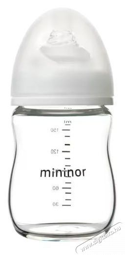 Mininor Boroszilik&aacute;t cumis&uuml;veg, 160ml Sz&eacute;ps&eacute;g&aacute;pol&aacute;s / Eg&eacute;szs&eacute;g - Baba mama term&eacute;k - Cumis&uuml;veg / cumi / etet&eacute;s kieg&eacute;sz&iacute;tő - 534402