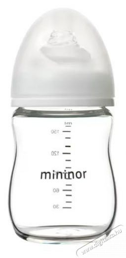Mininor Boroszilik&aacute;t cumis&uuml;veg, 160ml Sz&eacute;ps&eacute;g&aacute;pol&aacute;s / Eg&eacute;szs&eacute;g - Baba mama term&eacute;k - Cumis&uuml;veg / cumi / etet&eacute;s kieg&eacute;sz&iacute;tő - 534402