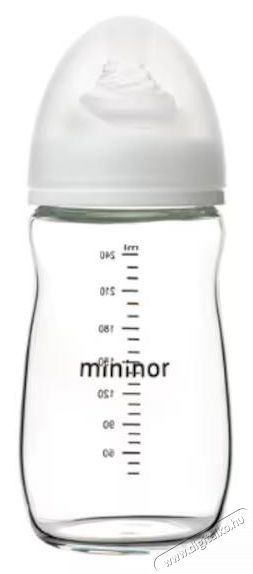 Mininor Boroszilik&aacute;t cumis&uuml;veg, 240ml Sz&eacute;ps&eacute;g&aacute;pol&aacute;s / Eg&eacute;szs&eacute;g - Baba mama term&eacute;k - Cumis&uuml;veg / cumi / etet&eacute;s kieg&eacute;sz&iacute;tő - 534403