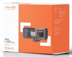 MIO MiVue C380 Dual 2 autós kamera Fényképezőgép / kamera - Autós fedélzeti kamera - 342690