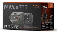 MIO MiVue 785 2,7 érintőképernyős autós kamera Fényképezőgép / kamera - Autós fedélzeti kamera - 342688