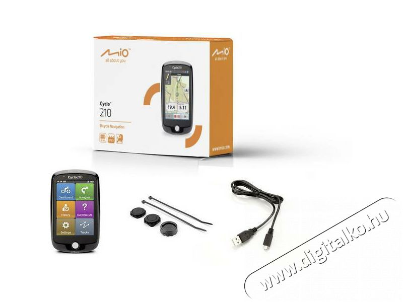 MIO Cyclo 210 full Europe GPS kerékpáros navigáció Autóhifi / Autó felszerelés - GPS navigáció - GPS navigáció - 379696