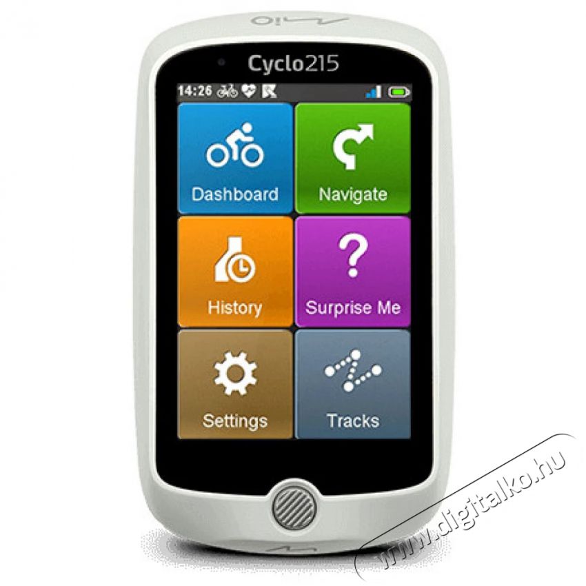 MIO Cyclo 215 HC full Europe GPS kerékpáros navigáció Autóhifi / Autó felszerelés - GPS navigáció - GPS navigáció - 379697