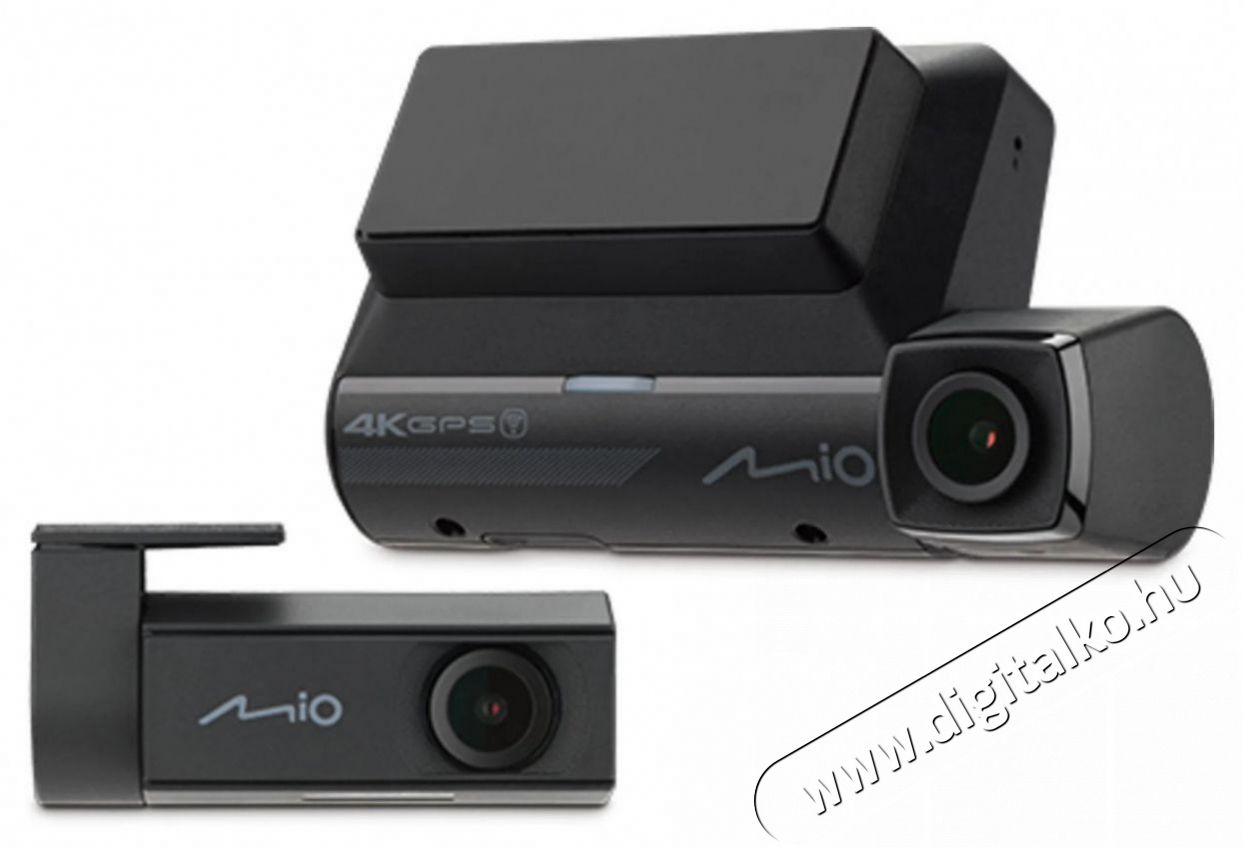 MIO MiVue 955W 4K Dual Menetr&ouml;gz&iacute;tő kamera F&eacute;nyk&eacute;pezőg&eacute;p / kamera - Aut&oacute;s fed&eacute;lzeti kamera - 530824