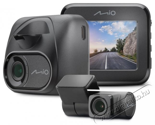 MIO MiVue C595WD FHD 2,0 F&eacute;nyk&eacute;pezőg&eacute;p / kamera - Aut&oacute;s fed&eacute;lzeti kamera - 516060