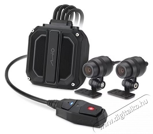 MIO MMiVue M820WD Dual Moto videokamera F&eacute;nyk&eacute;pezőg&eacute;p / kamera - Aut&oacute;s fed&eacute;lzeti kamera - 535468