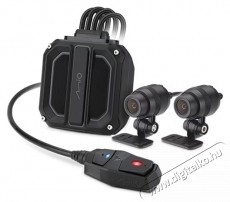 MIO MMiVue M820WD Dual Moto videokamera F&eacute;nyk&eacute;pezőg&eacute;p / kamera - Aut&oacute;s fed&eacute;lzeti kamera - 535468