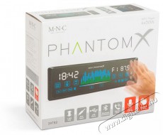 MNC 39752 FEJEGYSÉG PHANTOMX - 1 DIN - 4 X 50 W - GESZTUSVERZÉLÉS - BT - MP3 - AUX - USB Autóhifi / Autó felszerelés - Autó hangsugárzó - Hangszóró - 469648