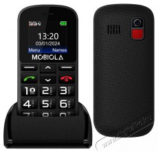 Mobiola MB200 fekete Mobil / Kommunikáció / Smart - Klasszikus / Mobiltelefon időseknek - 521665