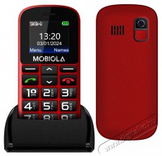 Mobiola MB200 piros Mobil / Kommunikáció / Smart - Klasszikus / Mobiltelefon időseknek - 521662