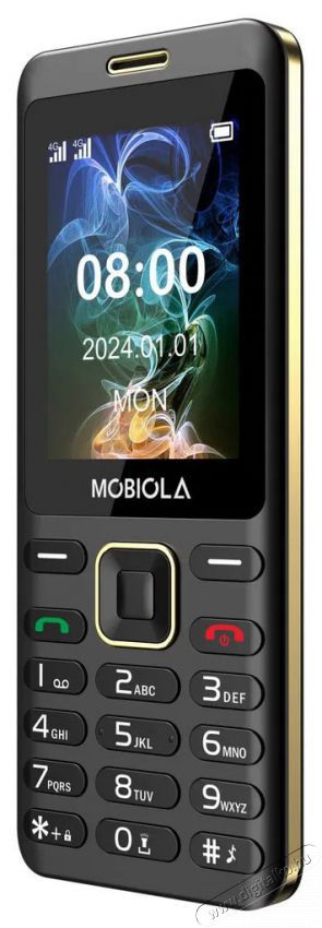 Mobiola MB2400 fekete Mobil / Kommunik&aacute;ci&oacute; / Smart - Klasszikus / Mobiltelefon időseknek - 527491