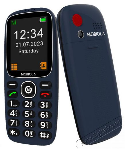 Mobiola MB3120i kék Mobil / Kommunikáció / Smart - Klasszikus / Mobiltelefon időseknek - 527494