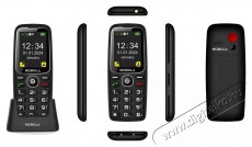 Mobiola MB4120 4G fekete Mobil / Kommunik&aacute;ci&oacute; / Smart - Klasszikus / Mobiltelefon időseknek - 527496