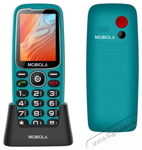 Mobiola MB4120 4G türkizkék Mobil / Kommunikáció / Smart - Klasszikus / Mobiltelefon időseknek - 527497