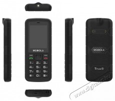 Mobiola MB500 TitanX 4G fekete Mobil / Kommunikáció / Smart - Klasszikus / Mobiltelefon időseknek - 527502