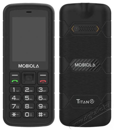 Mobiola MB500 TitanX 4G fekete Mobil / Kommunikáció / Smart - Klasszikus / Mobiltelefon időseknek - 527502