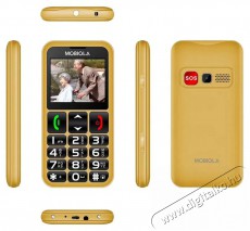 Mobiola MB700 arany Mobil / Kommunik&aacute;ci&oacute; / Smart - Klasszikus / Mobiltelefon időseknek - 527505
