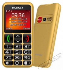 Mobiola MB700 arany Mobil / Kommunik&aacute;ci&oacute; / Smart - Klasszikus / Mobiltelefon időseknek - 527505