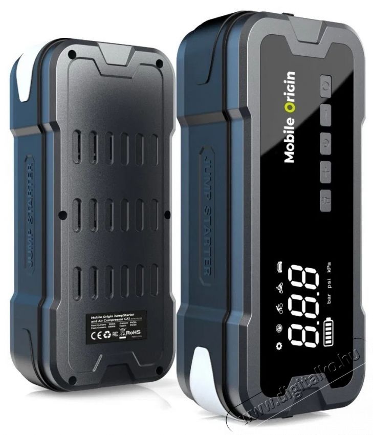 Mobile Origin JumpStarter And Air Compressor CA1 kompresszor kieg&eacute;sz&iacute;tő szett - ind&iacute;t&oacute; &eacute;s kompresszor H&aacute;ztart&aacute;s / Otthon / K&uuml;lt&eacute;r - Szersz&aacute;m - Kompresszor - 531986