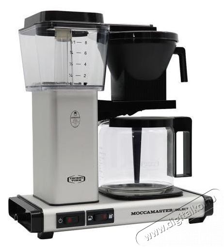 Moccamaster KBG 741 Select Matt silver Konyhai termékek - Kávéfőző / kávéörlő / kiegészítő - Filteres kávéfőző - 512730