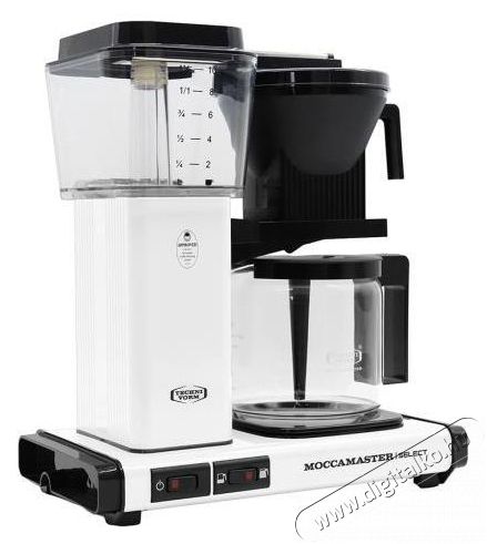 Moccamaster KBG 741 Select Matt White Konyhai termékek - Kávéfőző / kávéörlő / kiegészítő - Filteres kávéfőző - 512723