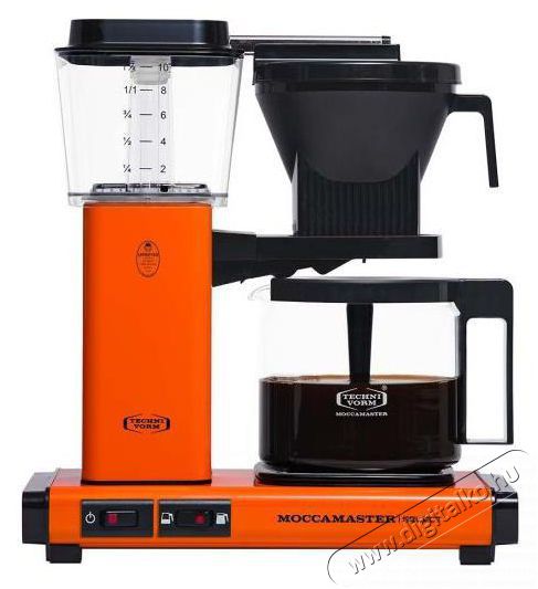 Moccamaster KBG 741 Select Orange Konyhai term&eacute;kek - K&aacute;v&eacute;főző / k&aacute;v&eacute;&ouml;rlő / kieg&eacute;sz&iacute;tő - Filteres k&aacute;v&eacute;főző - 512726