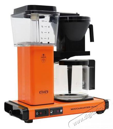 Moccamaster KBG 741 Select Orange Konyhai term&eacute;kek - K&aacute;v&eacute;főző / k&aacute;v&eacute;&ouml;rlő / kieg&eacute;sz&iacute;tő - Filteres k&aacute;v&eacute;főző - 512726