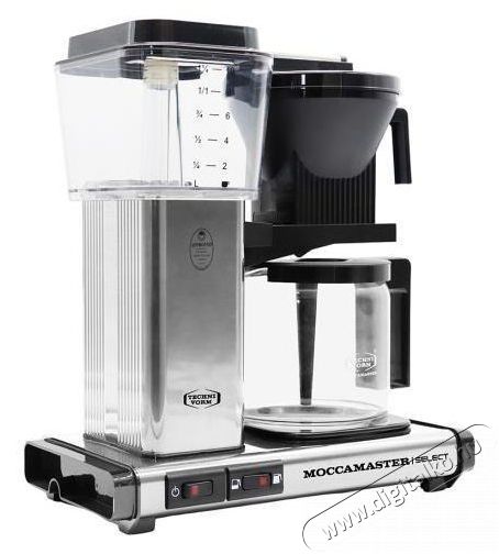 Moccamaster KBG 741 Select Polished Silver Konyhai term&eacute;kek - K&aacute;v&eacute;főző / k&aacute;v&eacute;&ouml;rlő / kieg&eacute;sz&iacute;tő - Filteres k&aacute;v&eacute;főző - 512722
