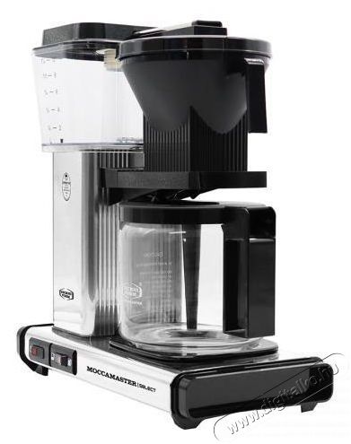 Moccamaster KBG 741 Select Polished Silver Konyhai term&eacute;kek - K&aacute;v&eacute;főző / k&aacute;v&eacute;&ouml;rlő / kieg&eacute;sz&iacute;tő - Filteres k&aacute;v&eacute;főző - 512722