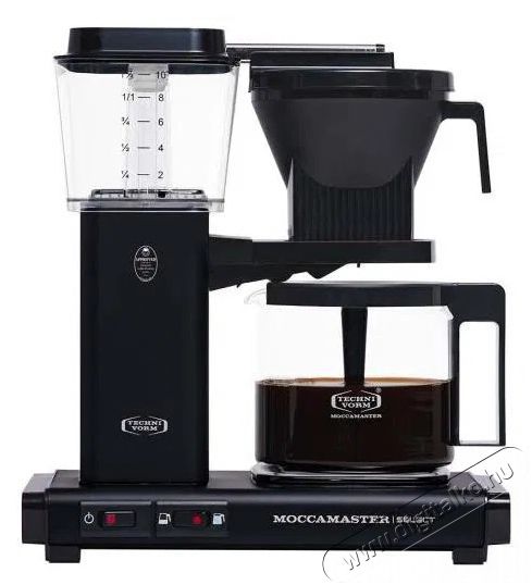Moccamaster KBG 741 Select Matt Black Konyhai term&eacute;kek - K&aacute;v&eacute;főző / k&aacute;v&eacute;&ouml;rlő / kieg&eacute;sz&iacute;tő - Filteres k&aacute;v&eacute;főző - 512719