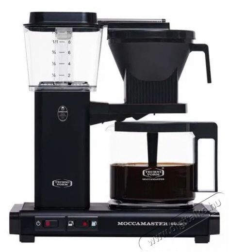 Moccamaster KBG 741 Select Matt Black Konyhai term&eacute;kek - K&aacute;v&eacute;főző / k&aacute;v&eacute;&ouml;rlő / kieg&eacute;sz&iacute;tő - Filteres k&aacute;v&eacute;főző - 512719