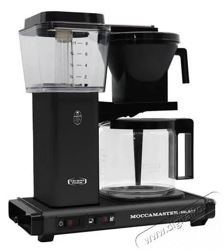 Moccamaster KBG 741 Select Matt Black Konyhai term&eacute;kek - K&aacute;v&eacute;főző / k&aacute;v&eacute;&ouml;rlő / kieg&eacute;sz&iacute;tő - Filteres k&aacute;v&eacute;főző - 512719