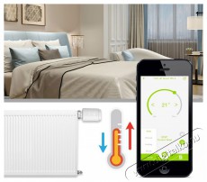 MOES TV-02 Smart Radiator Valve, Zigbee, White Háztartás / Otthon / Kültér - Okos otthon - Termosztát - 508190